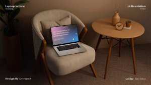 Videohive Laptop Screen Mockup 59878445 Product Promo template preview