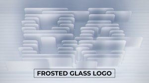 Videohive Frosted Glass Logo Reveal Logo Stings template preview