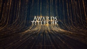 Awards Titles 4K and Awards Background Loop 4K Video Displays template preview