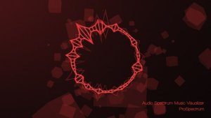 Audio Spectrum Music Visualizer Video Displays template preview