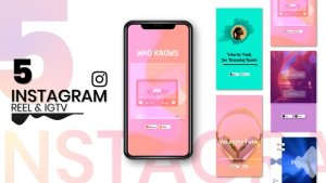 Videohive Music Visualizer for Instagram Reels & IGTV Product Promo template preview