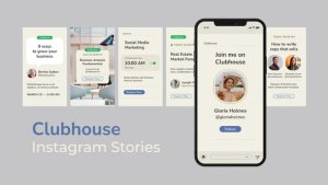 Videohive Clubhouse Instagram Stories Product Promo template preview