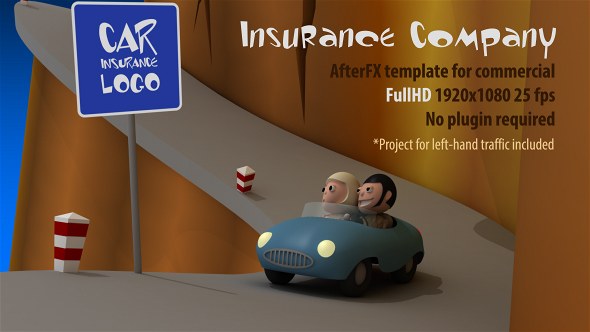 Videohive Insurance Company Openers template preview