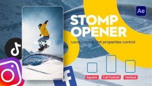 Videohive Instagram Stomp Opener 43494745 Video Displays template preview
