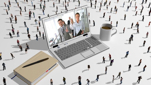 Business People Openers Video Displays template preview