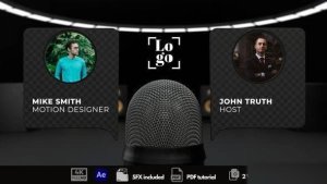 Videohive Podcast Intro 45551031 Logo Stings template preview