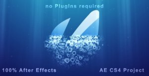 Videohive Underwater Logo Reveal and Dispersion Logo Stings template preview
