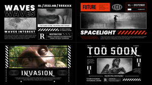 Videohive Brutalism Typography Elements template preview