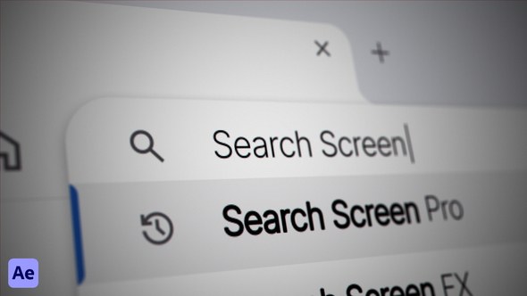 Videohive Search Screen Pro - Typing Animation Elements template preview