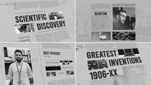 Videohive Scientific Documentary Openers template preview