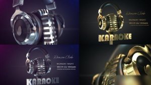 Videohive Karaoke Club Logo Logo Stings template preview