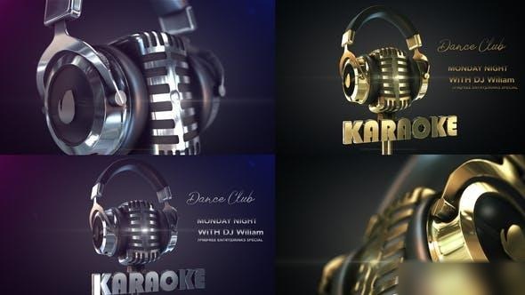 Videohive Karaoke Club Logo Logo Stings template preview