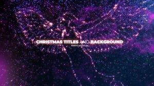Videohive Creative Christmas Opener with Particles Video Displays template preview
