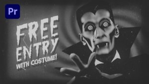 Halloween Premiere Pro template preview