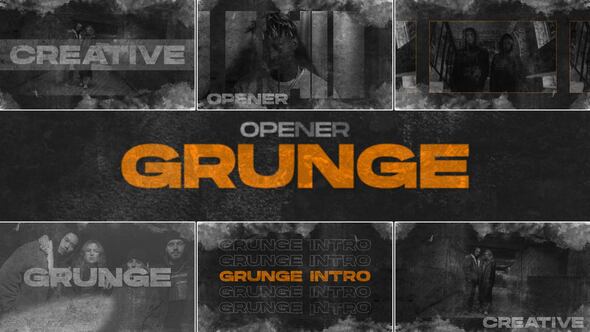 Videohive Grunge Intro 56161071 Openers template preview