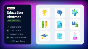 Videohive Education Abstract Elements template preview