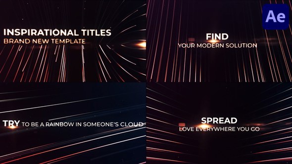 Videohive Inspirational Titles for After Effects Titles template preview