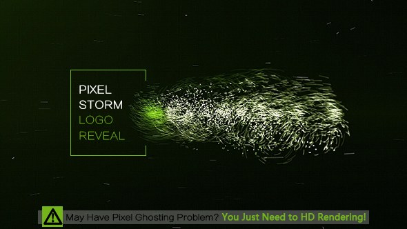 Videohive Pixel Storm Logo Reveal Logo Stings template preview