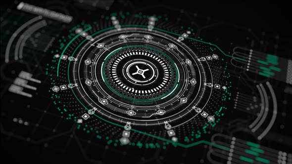 Videohive Data Hud Interfaces Elements template preview