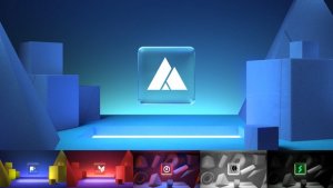 Videohive Gradient Glass Logo Reveal. 10 Ready Color Presets. Logo Stings template preview