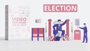 Videohive Election and Politics Video Explainer Toolkit Elements template preview