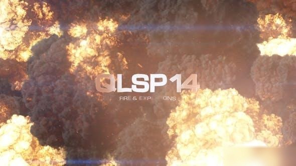 Videohive Fire & Explosion Logo Pack Logo Stings template preview