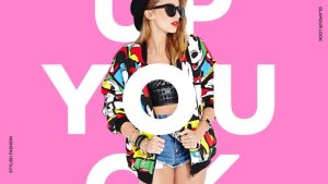 Colorful Fashion Promo Festival Video Displays template preview