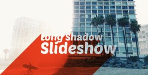 Videohive Long Shadow Slideshow Video Displays template preview
