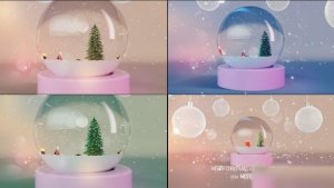 Videohive Christmas and New Year Greetings 41884656 Openers template preview