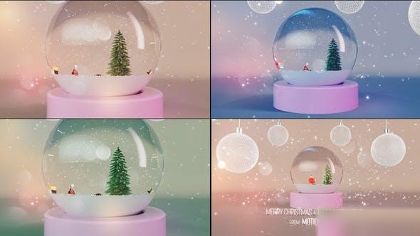 Videohive Christmas and New Year Greetings 41884656 Openers template preview