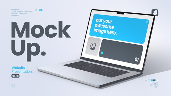 Videohive Minimalist Website Presentation Product Promo template preview