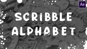 Scribble Alphabet | After Effects Video Displays template preview