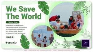 Save The Planet Ecology Promo Premiere Pro template preview