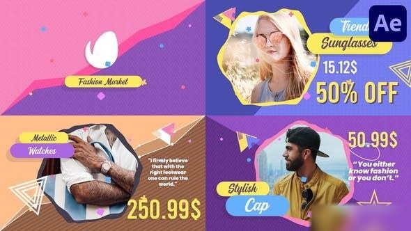 Videohive Fashion Market for After Effects 49741642 Openers template preview