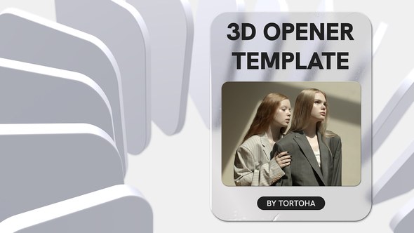 Videohive 3D Opener 57056192 Openers template preview