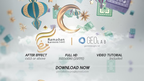 Ramadan Kareem Opener  l  Ramadan Kareem Wishes  l  Islamic Quran Month  l  Ramadan Celebrations Ramadan template preview