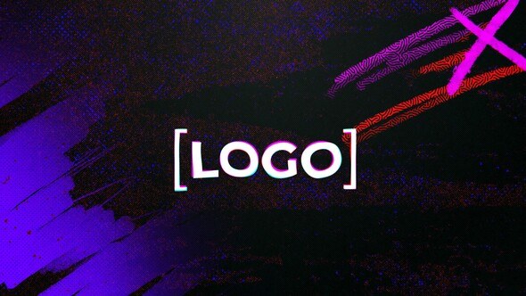 Videohive Grunge Glitch Logo 52141902 Logo Stings template preview
