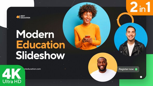 Videohive Modern Education Slideshow Video Displays template preview