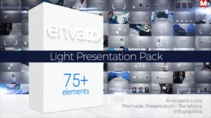 Light Presentation Video Displays template preview