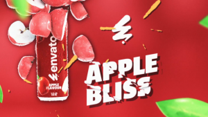 Videohive Apple Bliss Can Mockup Product Promo template preview