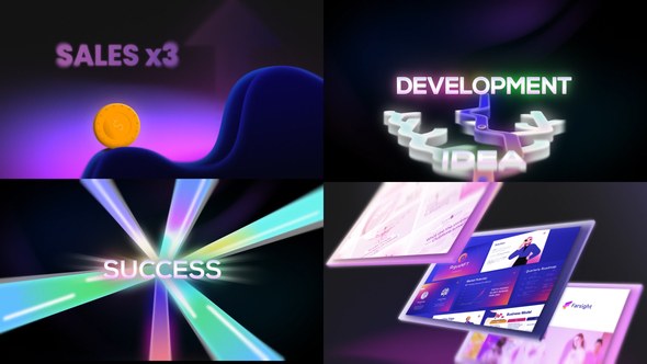 Videohive Creative Agency Explainer Promo Openers template preview