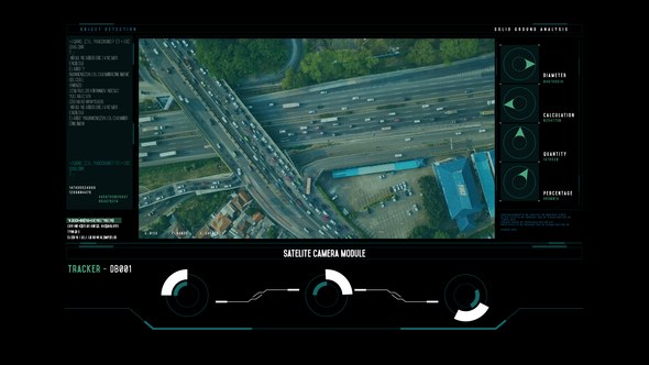 Videohive HUD Screen Interface Infographics template preview