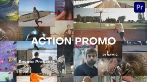 Action Promo Premiere Pro template preview