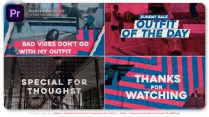 Urban Outfit Promo Premiere Pro template preview