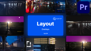 Overlay Layouts for Premiere Pro Vol. 04 Premiere Pro template preview