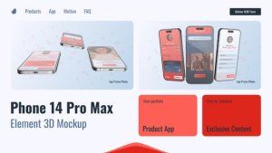 Videohive App Promo Phone 14 46209355 Product Promo template preview