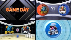 Videohive Bowling VS Logo Stings template preview
