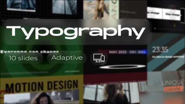 Videohive Typography 0.1 / Ae Titles template preview