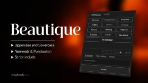 Videohive Animated Typeface - Beautique Display Titles template preview