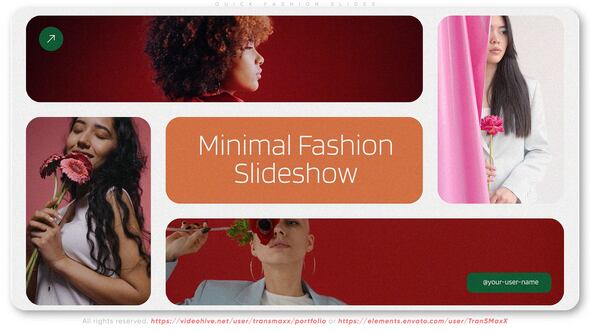Videohive Quick Fashion Slides Broadcast-packages template preview